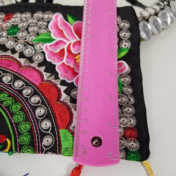 Mexican Embroidered Crossbody Bag New - Picture 5 of 9
